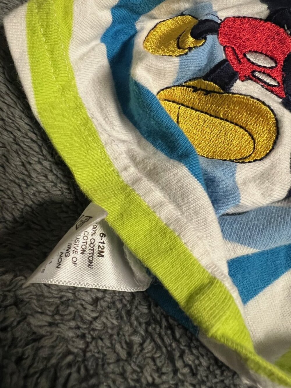 Mickey Mouse Onesie (6-12 Months) - Picture 2 of 2